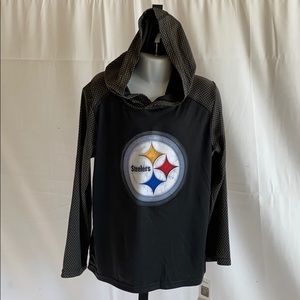 NFL Apparel Youth Dri-Fit Hooded Long Sleeve Shirt